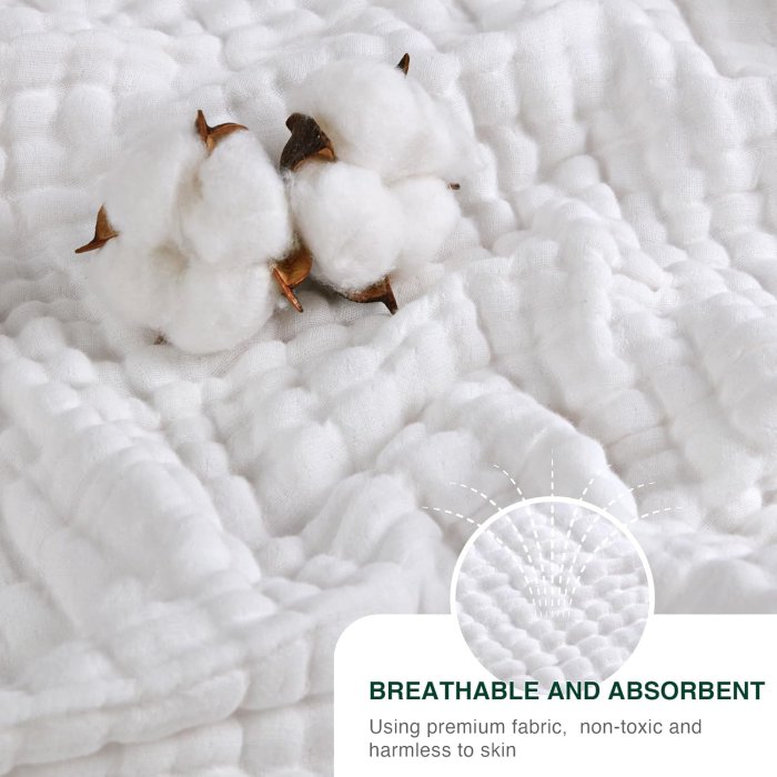 Love's Cabin 6 Layer Cotton Muslin King Blanket (image 5)