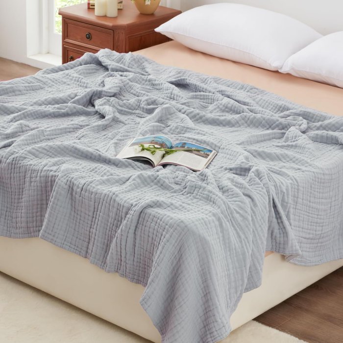 Love's cabin 6 Layer Muslin King Size Blanket