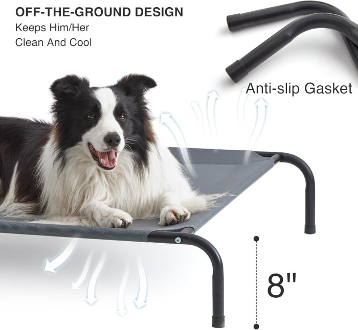 Love's cabin Outdoor Dog Bed - Cooling Pet Cot (image 2)