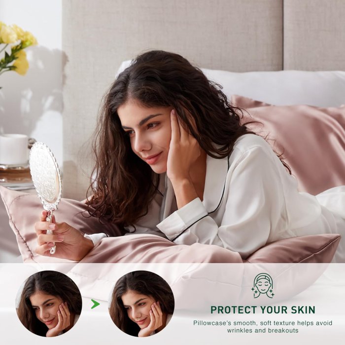 Love's Cabin Satin Pillowcase Set (Burlwood, 20x30 inches) (image 2)